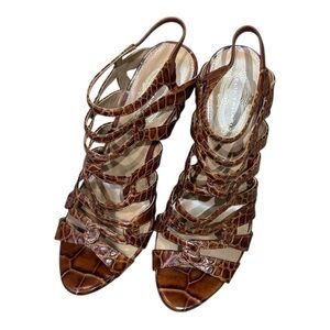 Elie Tahari Brown Strappy Women's Sandals size 38
